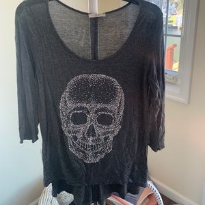 Long sleeved skull shirt